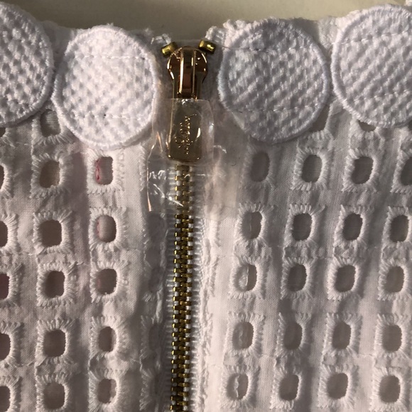 Lilly Pulitzer Jennifer White Eyelet Shift Dress - Picture 4 of 11